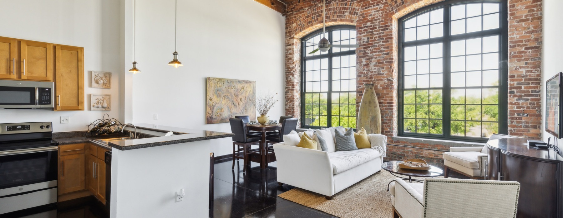 1-3 Bedroom Loft Style Apartments