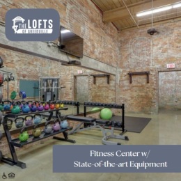 Get your workout on a gym with exercise equipment